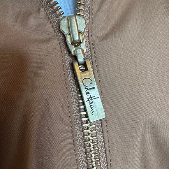 Cole Haan Double Layer Lightweight Rain / Trench Sz L NWT AND C.H. Hanging bag!! - Picture 10 of 13